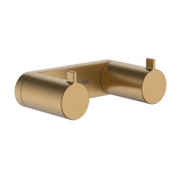 Двойной держатель полотенец / халатов hansgrohe AddStoris S 41785140, бронза