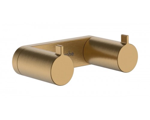 Двойной держатель полотенец / халатов hansgrohe AddStoris S 41785140, бронза