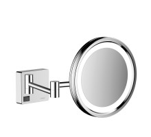 Косметическое зеркало Hansgrohe AddStoris, подсветка, хром, 41790000