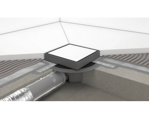 Точечный трап, слив Hansgrohe RainDrain Spot с решеткой 150/150, для облицовки плиткой 56112800