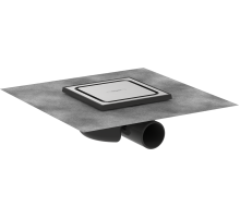 Точечный слив, трап  с решеткой и монтажным комплектом Hansgrohe RainDrain Spot 150/150 56055800 Точечный слив, трап  с решеткой и монтажным комплектом Hansgrohe RainDrain Spot 150/150 56055800