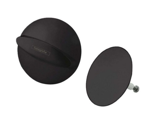 58185670 HG Flexaplus набор для слива перелива (внешняя часть) матовый черный