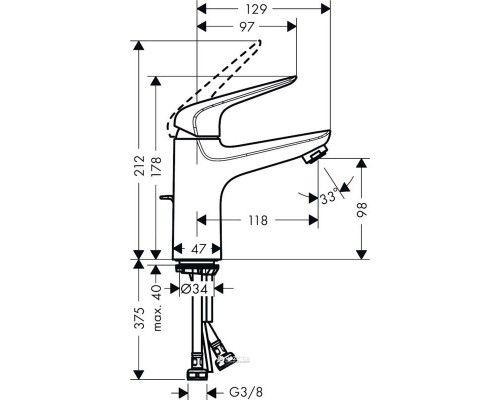 Смеситель Hansgrohe Novus 71030000