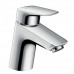 Смеситель для раковины hansgrohe Logis 70, со сливным клапаном Push-Open