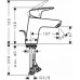 Смеситель для раковины Hansgrohe Logis 70, с гарнитуром, 71078000