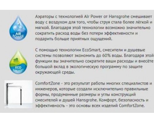 Смеситель для раковины Hansgrohe Logis 100, с сливным гарнитуром, 71105000