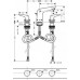Смеситель врезной Hansgrohe Novus 71140000