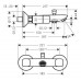 Смеситель для ванны Hansgrohe Logis 71243000