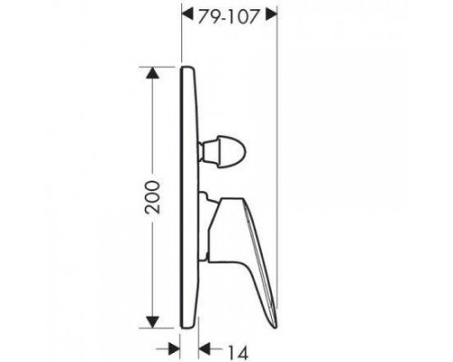 Смеситель Hansgrohe Logis для ванны 71409000