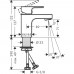 Смеситель для раковины Hansgrohe Vernis Shape 70, без набора, хром, 71567000
