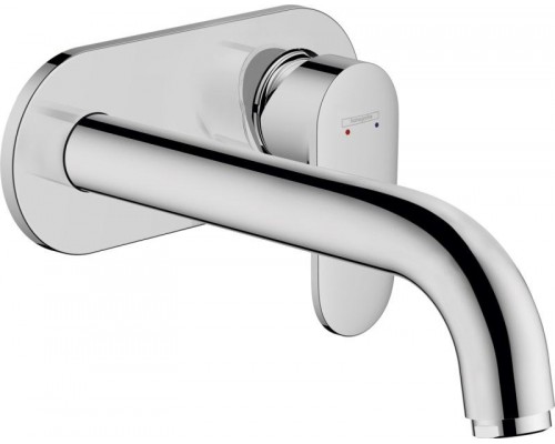 Смеситель для раковины Hansgrohe Vernis Blend, настенный, излив 20,4 см, хром, 71576000