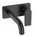 Смеситель для раковины Hansgrohe Vernis Shape, настенный, матовый черный, 71578670