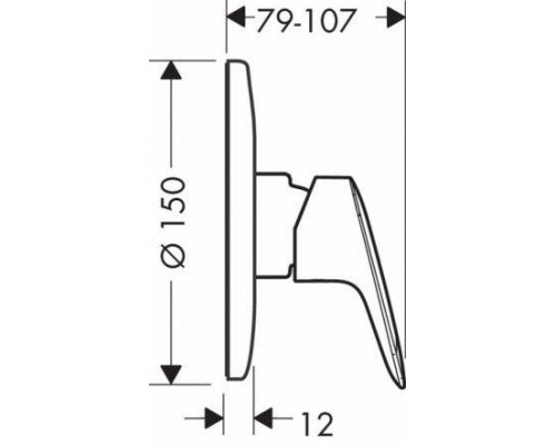 Смеситель встраиваемый Hansgrohe Logis, 71666000