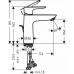 Смеситель для умывальника Hansgrohe Talis E 71710140 (бронзовый матовый)