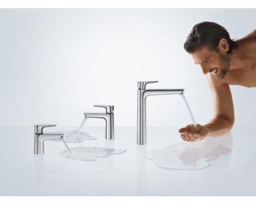 Смеситель для раковины Hansgrohe Talis E 110, с клапаном Push-Open, 71711000