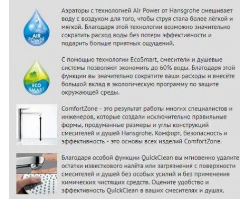 Смеситель для раковины Hansgrohe Talis E 240, без сливного набора, 71717000