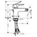 Смеситель для биде Hansgrohe Talis E, 71720000