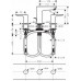 Смеситель Hansgrohe Talis E 71733140 для раковины, бронза матовый