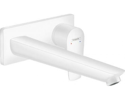 Смеситель hansgrohe Talis E для раковины, однорычажный, СМ, излив 225 мм, матовый белый 71734700