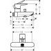 Смеситель для ванны Hansgrohe Talis E 71741000, хром