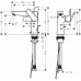 Смеситель для раковины Hansgrohe Talis Е 150, 71754670