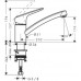 Смеситель кухонный Hansgrohe Logis 120 71830000