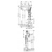 Смеситель Hansgrohe Talis S 72412000 для ванны напольный
