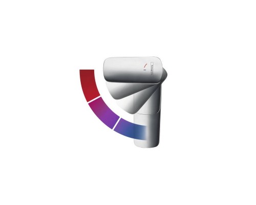 Смеситель для раковины Hansgrohe Rebris E 72559000 хром CoolStart