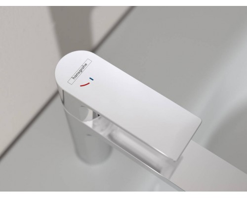 Смеситель для раковины Hansgrohe Rebris E 72559000 хром CoolStart
