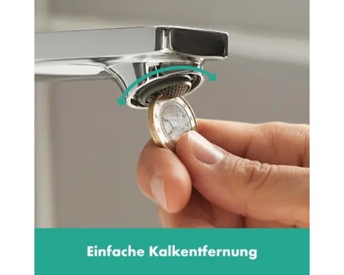 Смеситель для раковины Hansgrohe Rebris E 72559000 хром CoolStart