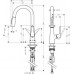 Смеситель кухонный для подкладных раковин Hansgrohe Talis S 72815800