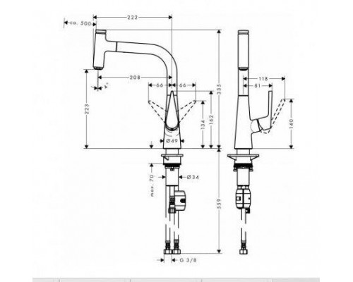 Смеситель Hansgrohe Talis Select S 72822000