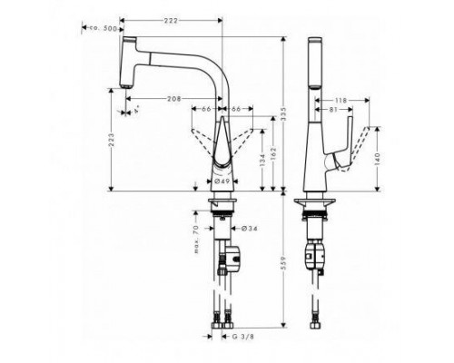 Смеситель Hansgrohe Talis Select S 72822800 (нержавеющая сталь)