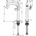 Смеситель для раковины Hansgrohe Tecturis S 240 Fine CoolStart, хром (73372000)