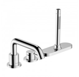 Cмеситель для ванны hansgrohe Tecturis S на 3 отверстия, 73447000, хром