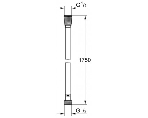Душевой шланг Grohe Relexaflex 1500 мм 45973001 (хром)