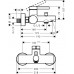 Смеситель для ванны и душа Hansgrohe Zesis S, хром, 74420000