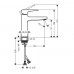 Смеситель для раковины Hansgrohe Metropol 110, Push-Open, 74507000