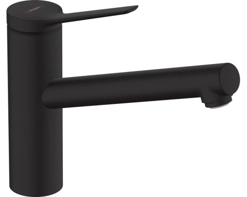 Кухонный смеситель Hansgrohe Zesis M33 150, CoolStart, EcoSmart, черный, 74802670