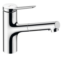 Кухонный смеситель Hansgrohe Zesis M33 150, CoolStart, EcoSmart, хром, 74810000
