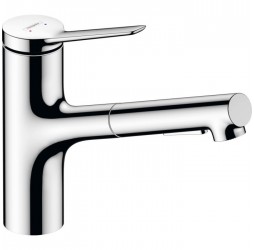 Кухонный смеситель Hansgrohe Zesis M33 150, CoolStart, EcoSmart, хром, 74810000