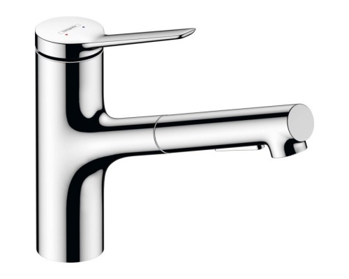 Кухонный смеситель Hansgrohe Zesis M33 150, CoolStart, EcoSmart, хром, 74810000