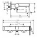 Смеситель для ванны Hansgrohe Finoris, хром, 76420000
