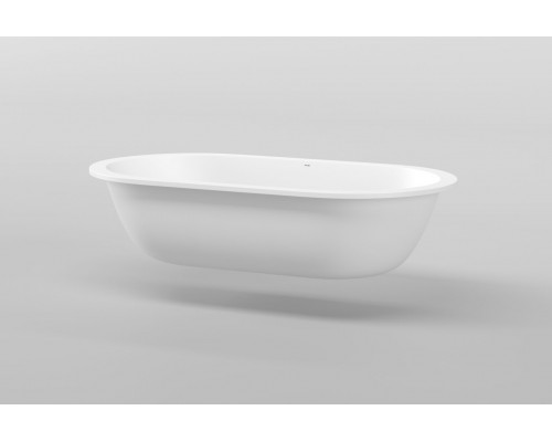 Встраиваемая ванна Holbi Lyra, из каменной массы Solid Surface 159х86