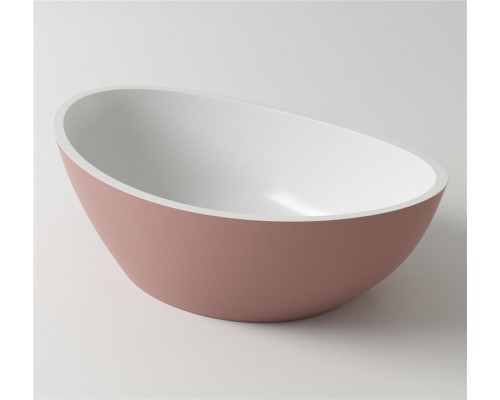 Раковина Holbi Europe 55x34, из Solid Surface, Матовая, Черный логотип, цвет Белый