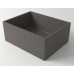 Раковина Holbi Halley 53x40, из Solid Surface, Матовая, Черный логотип, цвет Белый, -без клапана