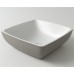 Раковина Holbi Jupiter 44x44, из Solid Surface, Матовая, Черный логотип, цвет Белый