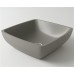 Раковина Holbi Jupiter 44x44, из Solid Surface, Матовая, Черный логотип, цвет Белый