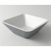 Раковина Holbi Saturn 43x43, из Solid Surface, Матовая, Черный логотип, цвет Белый