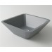 Раковина Holbi Saturn 43x43, из Solid Surface, Матовая, Черный логотип, цвет Белый